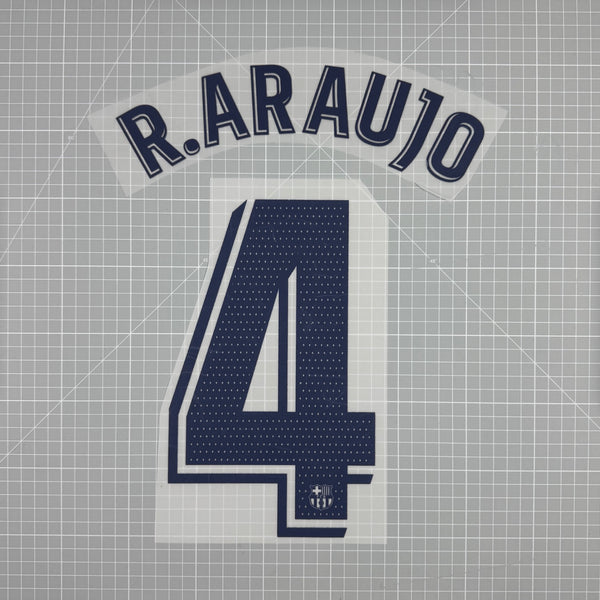 Barcelone 2021-22 La Liga Repro – #4 R. ARAUJO