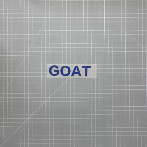 Sponsor de manche GOAT bleu pour maillot du PSG, thermocollant